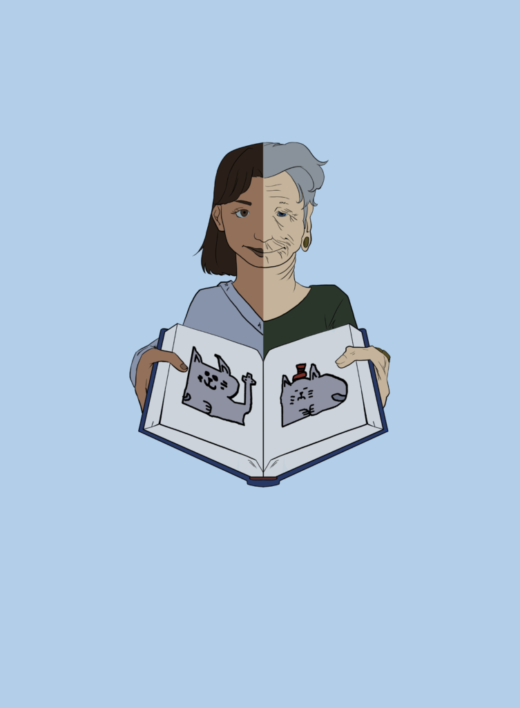 Cartel compartiendo historias gpj