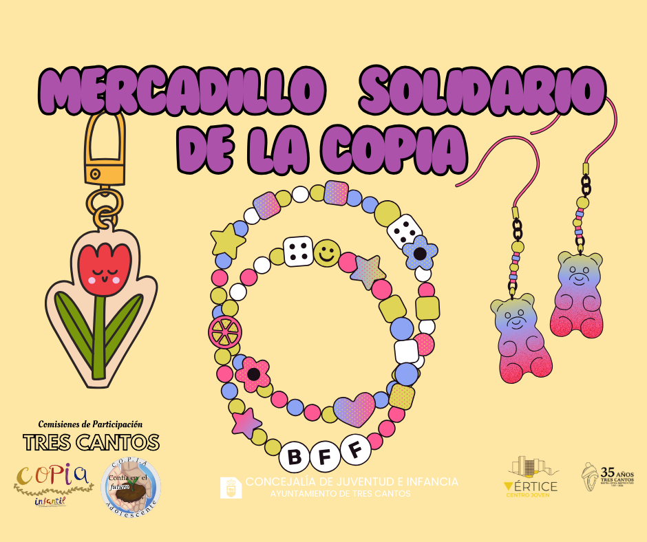 mercadillo solidario (Post de Facebook)